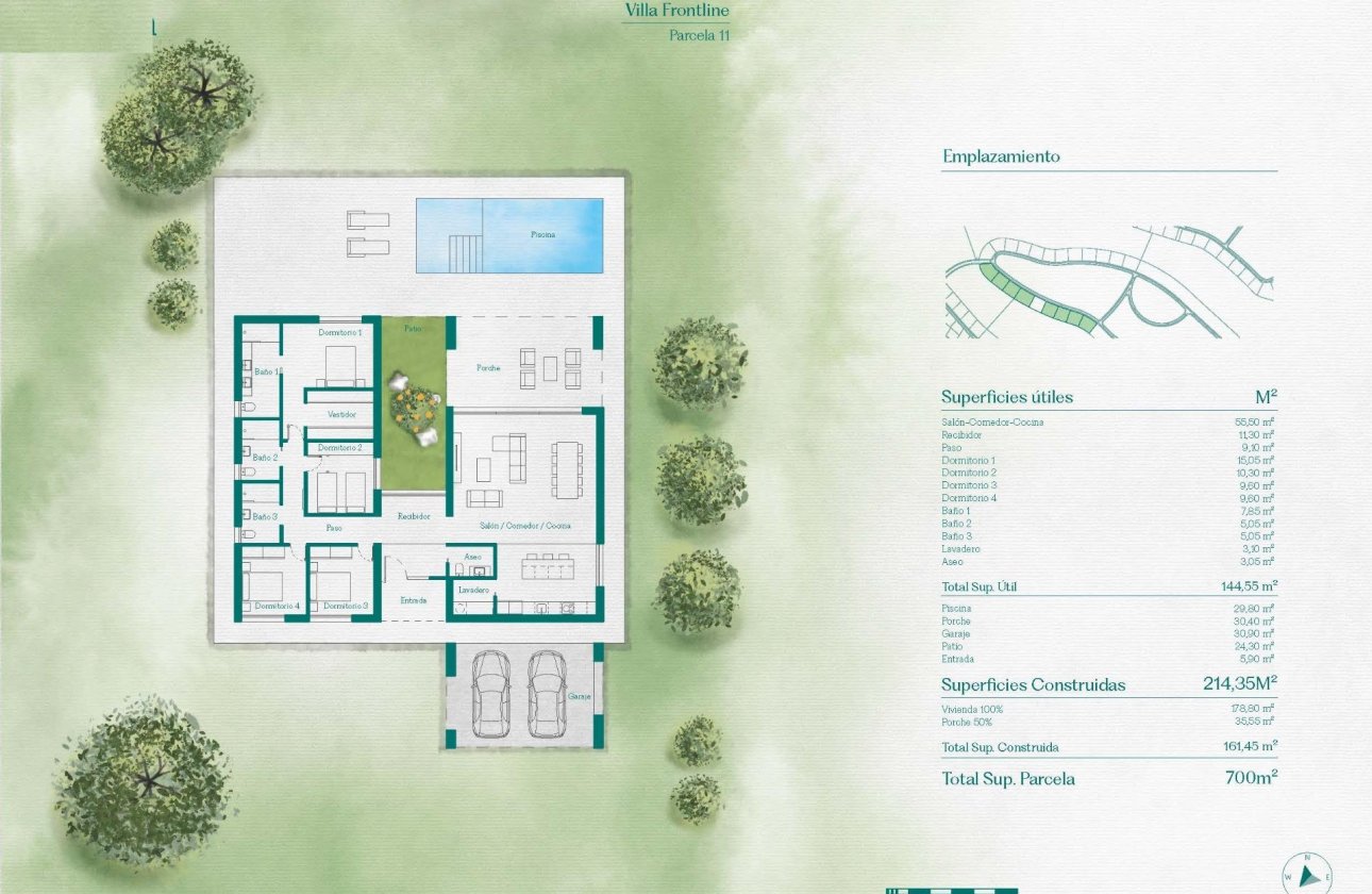 Obra nueva - Villa - Fuente Álamo - Hacienda del Alamo