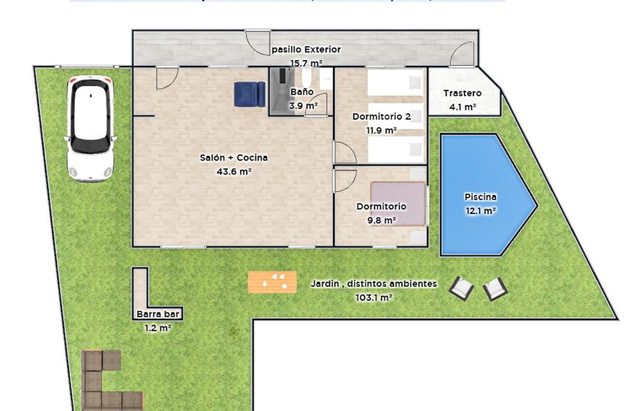 Revente - Villa / Semi detached - Torrevieja - Playa de los Locos