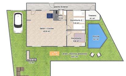 Revente - Villa / Semi detached - Torrevieja - Playa de los Locos