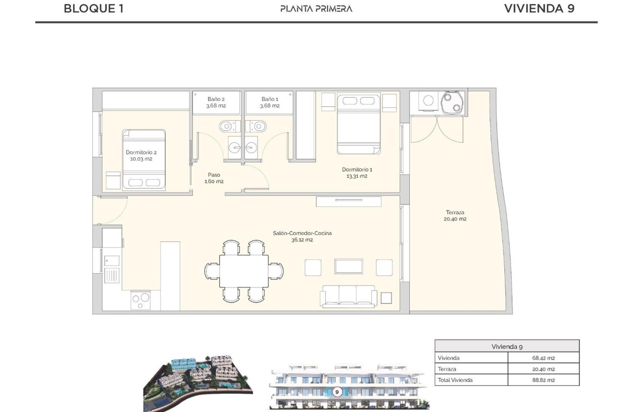 Nouvelle construction - Appartement - Finestrat - Puig Campana Golf