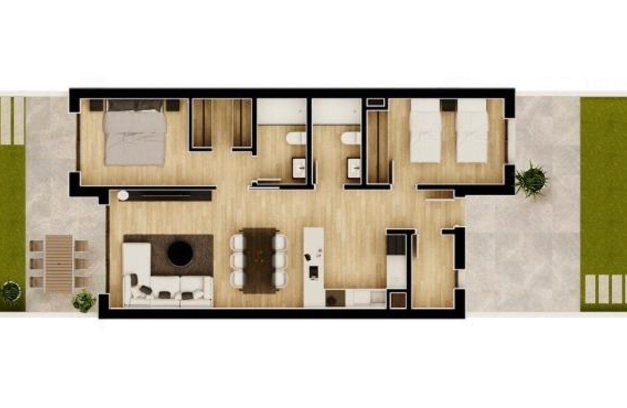Obra nueva - Apartamento / piso - Monforte del Cid - Alenda Golf