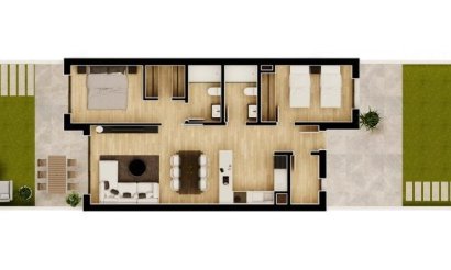 Obra nueva - Apartamento / piso - Monforte del Cid - Alenda Golf