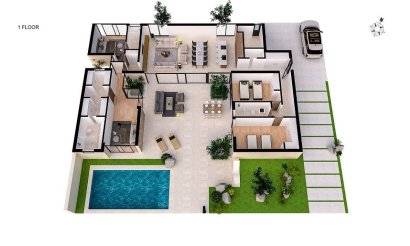 Nouvelle construction - Villa - Baños y Mendigo - Altaona Golf