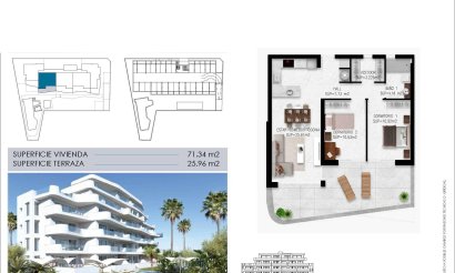 New Build - Apartment / flat - Pilar de la Horadada - Mil Palmeras