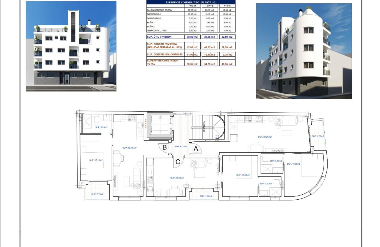 Nouvelle construction - Appartement - Torrevieja - Centro