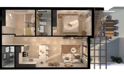 New Build - Apartment / flat - Vera - Vera Playa