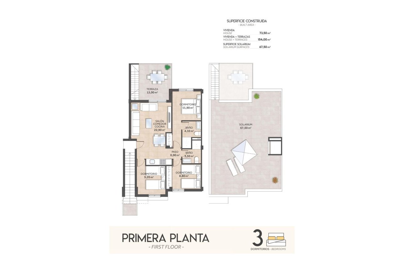 Obra nueva - Bungalow - San Miguel de Salinas - La Cañada