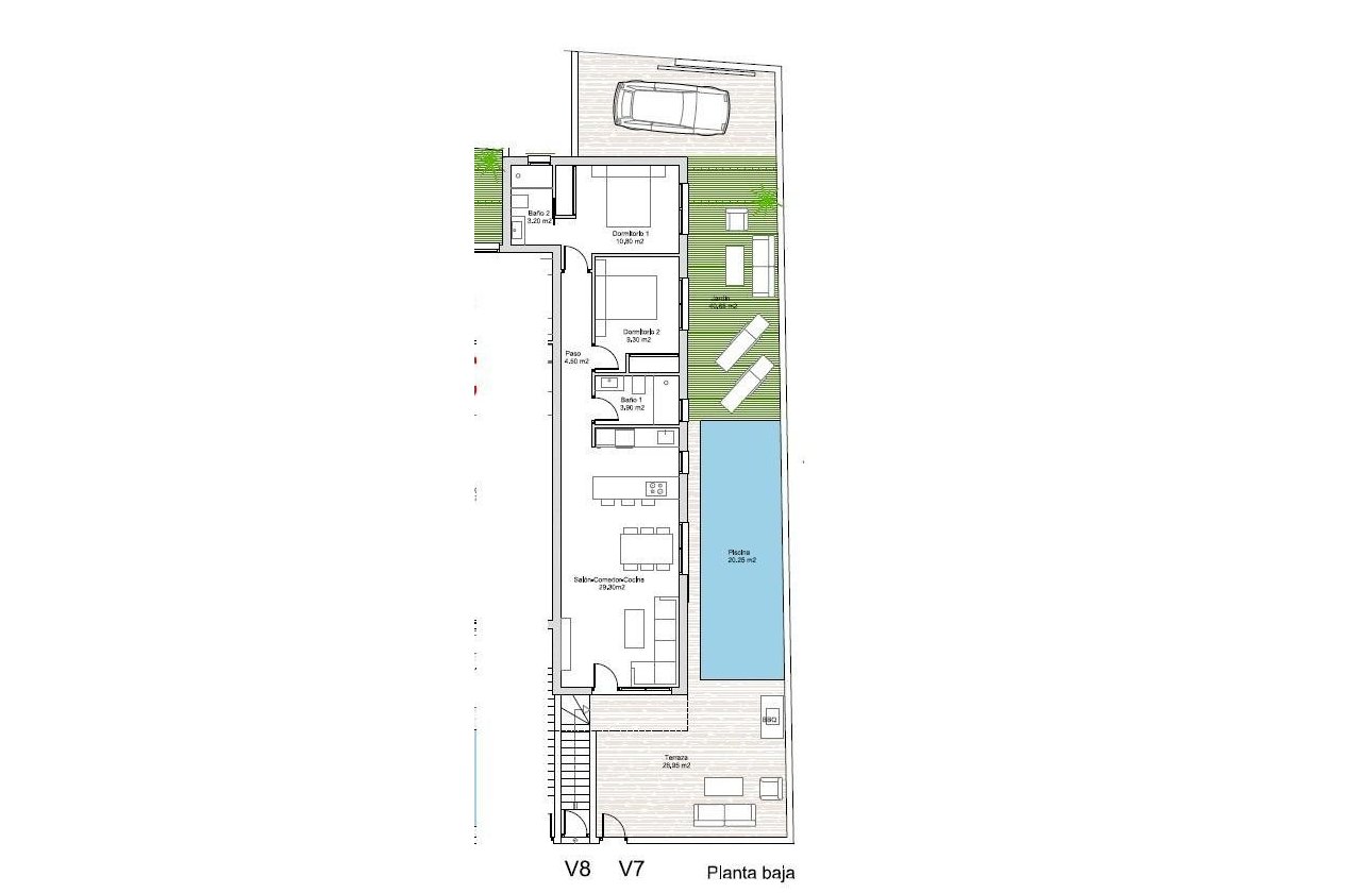 New Build - Bungalow - Santiago de la Ribera - Santiago De La Ribera