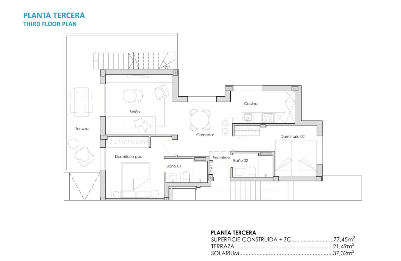 New Build - Penthouse - Torre Pacheco - Santa Rosalia Lake and Life Resort