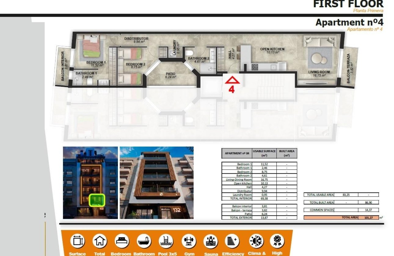 New Build - Apartment / flat - Torrevieja - Playa de El Cura