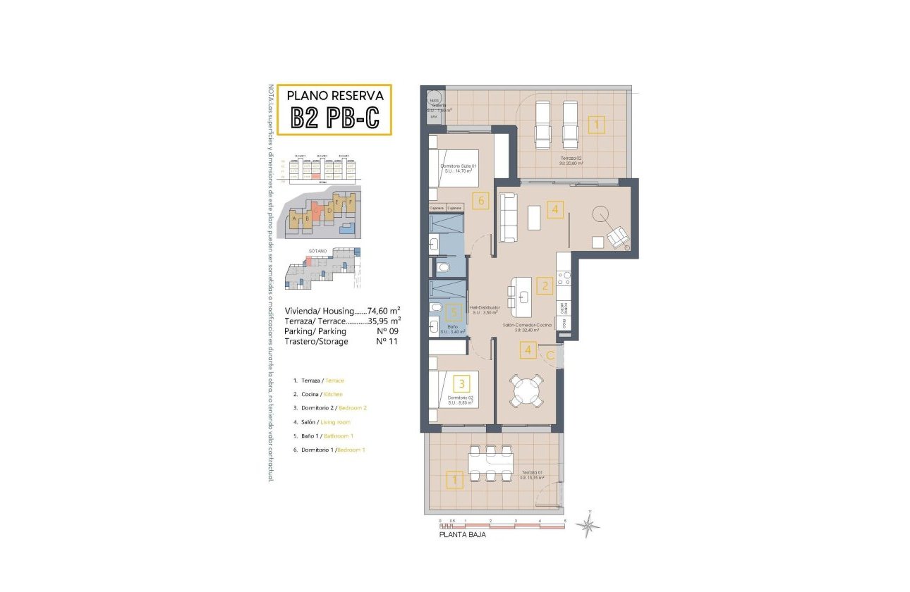 New Build - Apartment / flat - Los Alcazares - Serena Golf