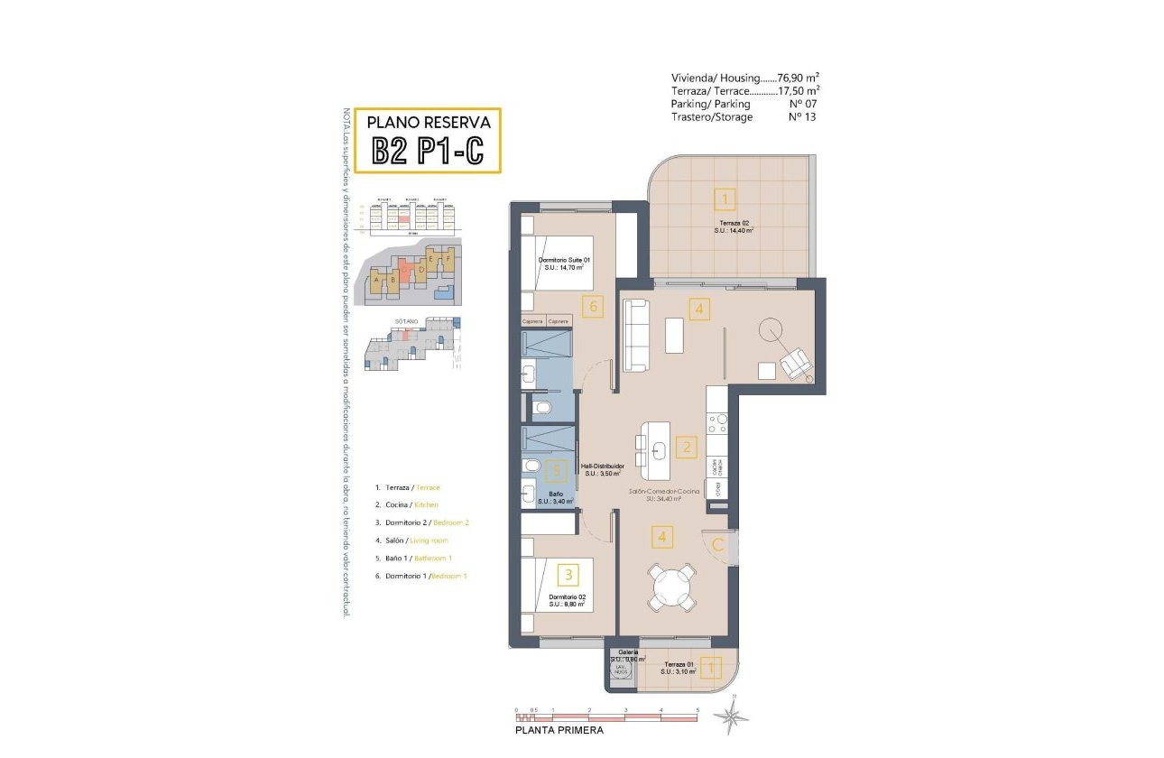 New Build - Apartment / flat - Los Alcazares - Serena Golf
