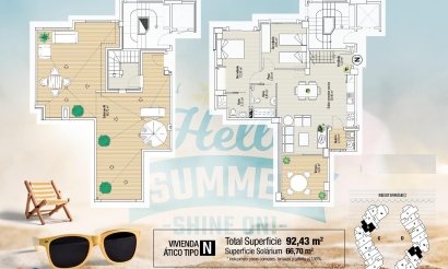 New Build - Penthouse - La Manga del Mar Menor - La Manga